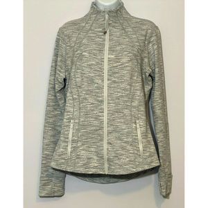 LULULEMON Define Jacket Grey Herringbone Sz 12
